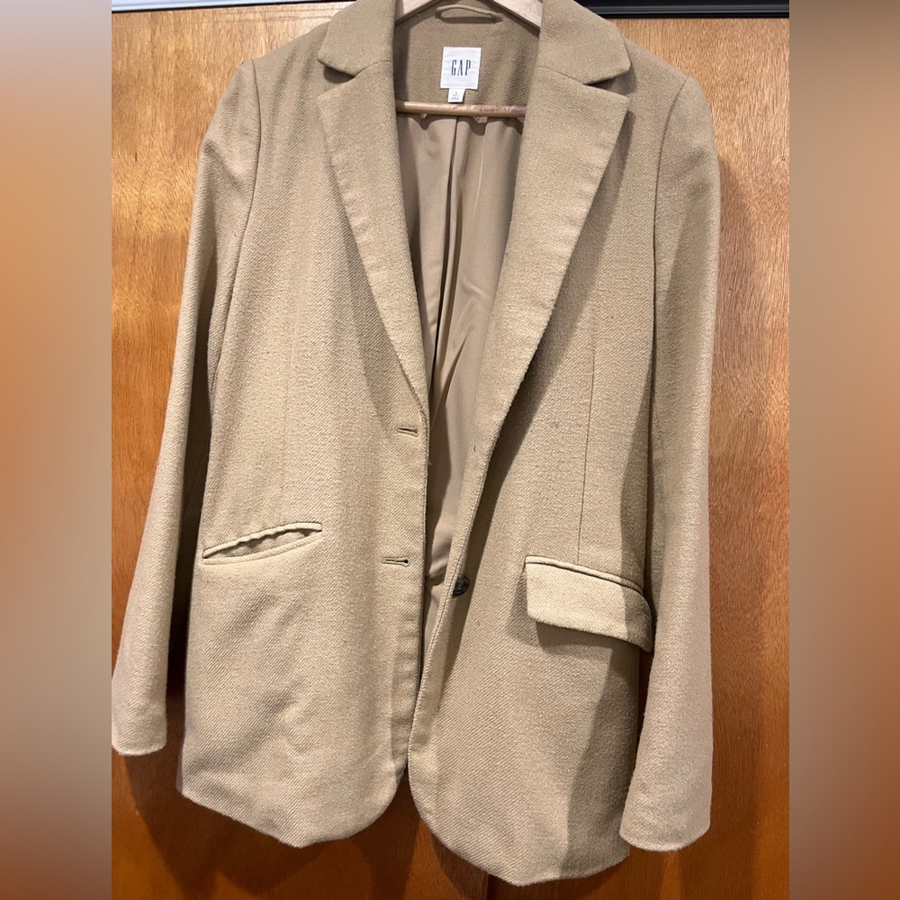 GAP Women's Tan Blazer Jacket
